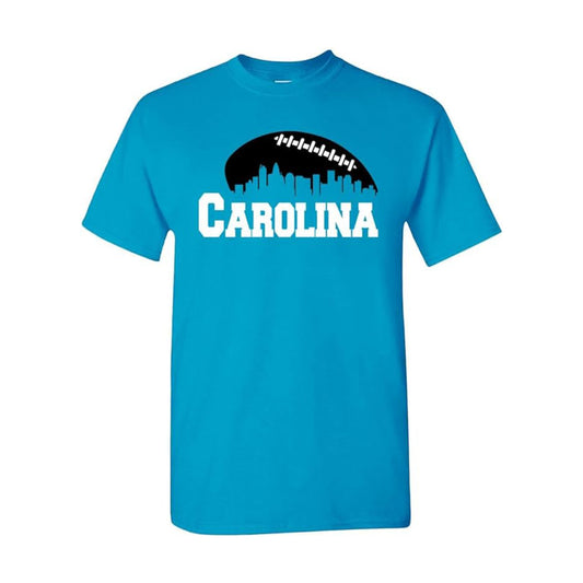 Carolina Football City Skyline Men's Shirt for Football Fans