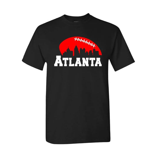 Atlanta Football City Skyline Men's Shirt for Football Fans