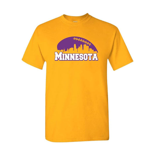 Minnesota Football City Skyline Men's Shirt for Football Fans