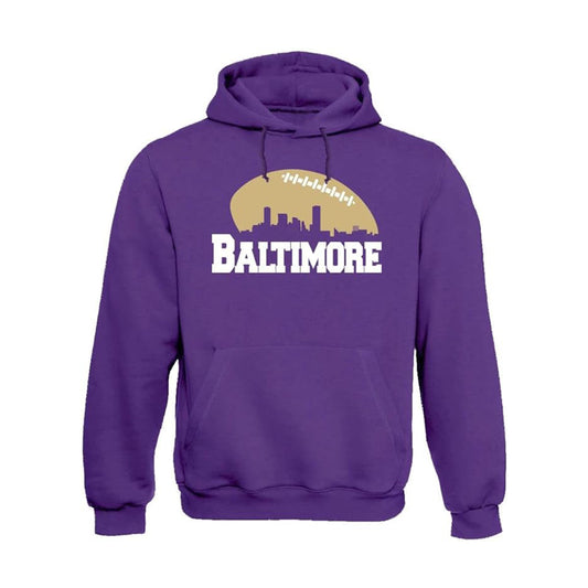 Baltimore Football City Skyline Men's Shirt for Football Fans