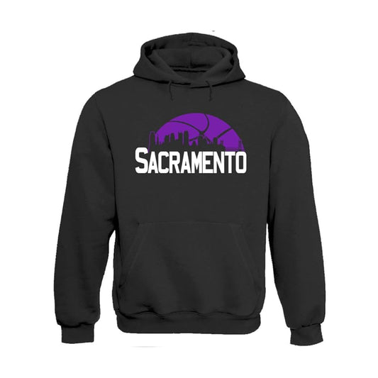 Sacramento Basketball Team Cityscape Skyline Men's Apparel for Basketball Fans