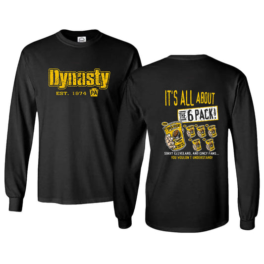 Black and Gold Dynasty 6-Pack Pittsburgh Football Fans