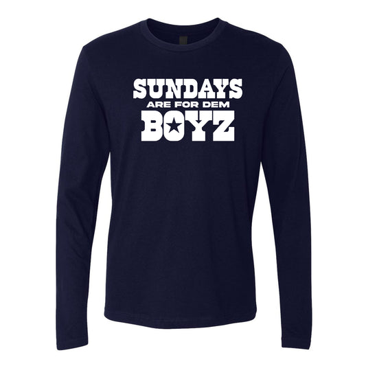 Sundays are for Dem Boyz T-Shirt for Dallas Football Fans (S-3XL)