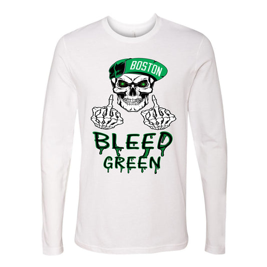 Boston Basketball Team Bleed Green Sports Fan Apparel