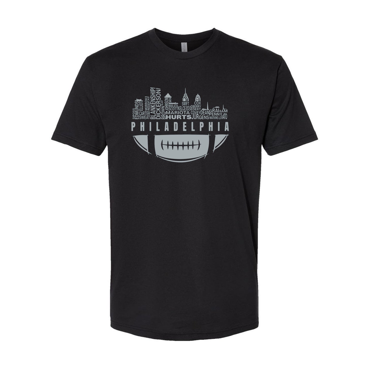 Philadelphia City Skyline Men's Shirt for Football Fans
