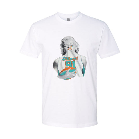 Miami Football Team Fans Marilyn monroe Jersey Collection