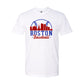 Boston Baseball Gear Cityscape Skyline Men's Apparel for Baseball Fans