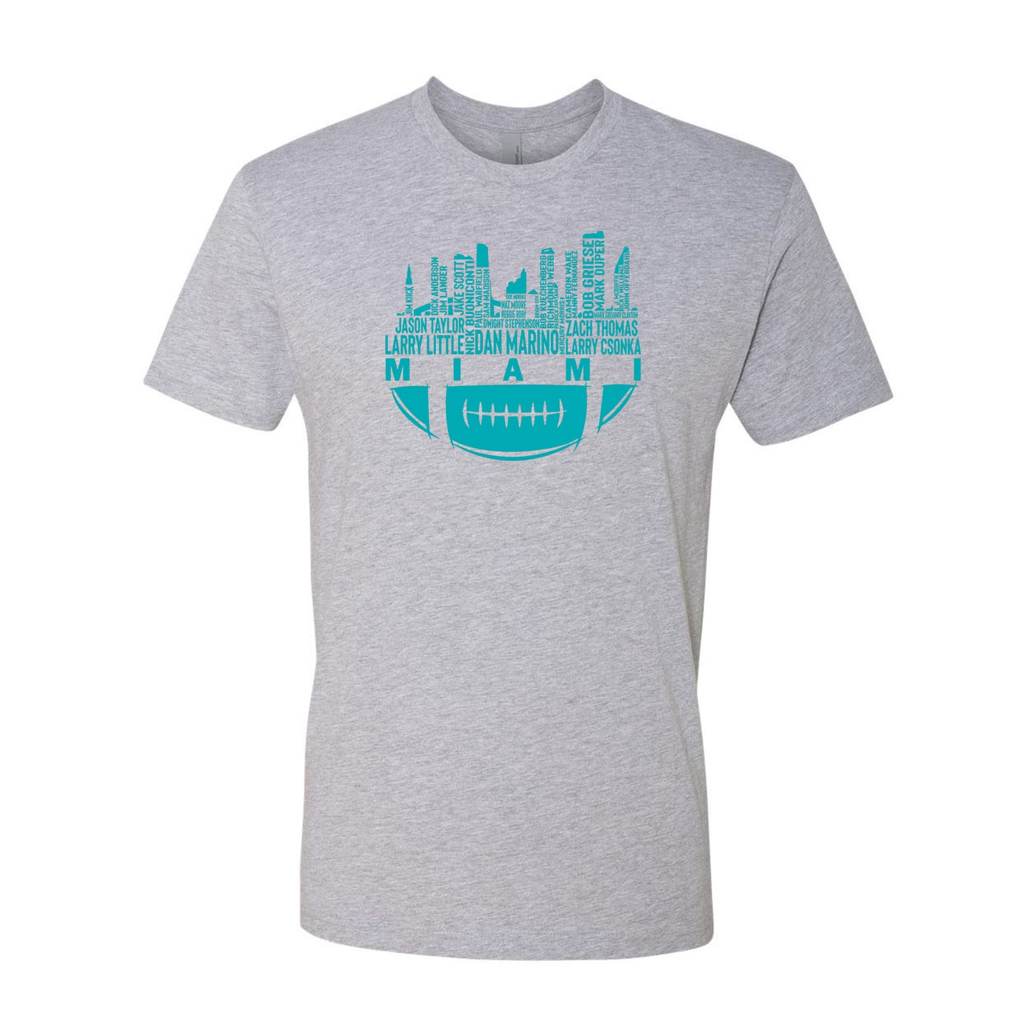 Miami Football Fans City Skyline Collection