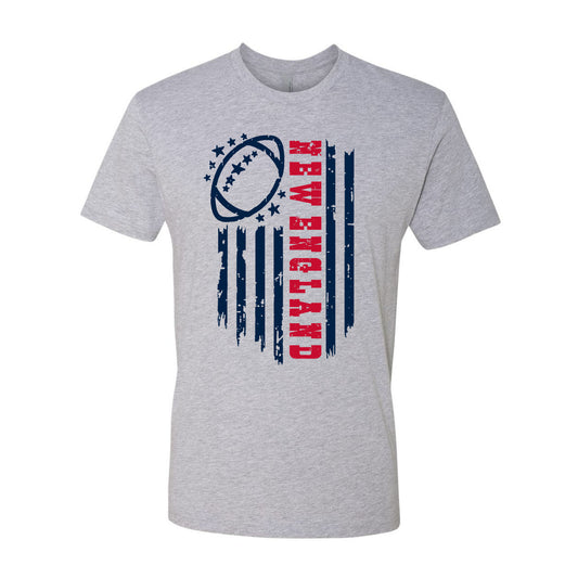 New England Football Flag Men's Shirt for Football Fans