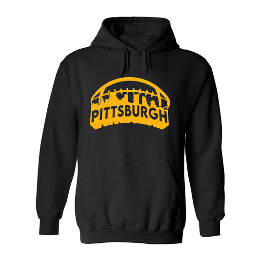 Pittsburgh City Skyline Men's Shirt for Football Fans