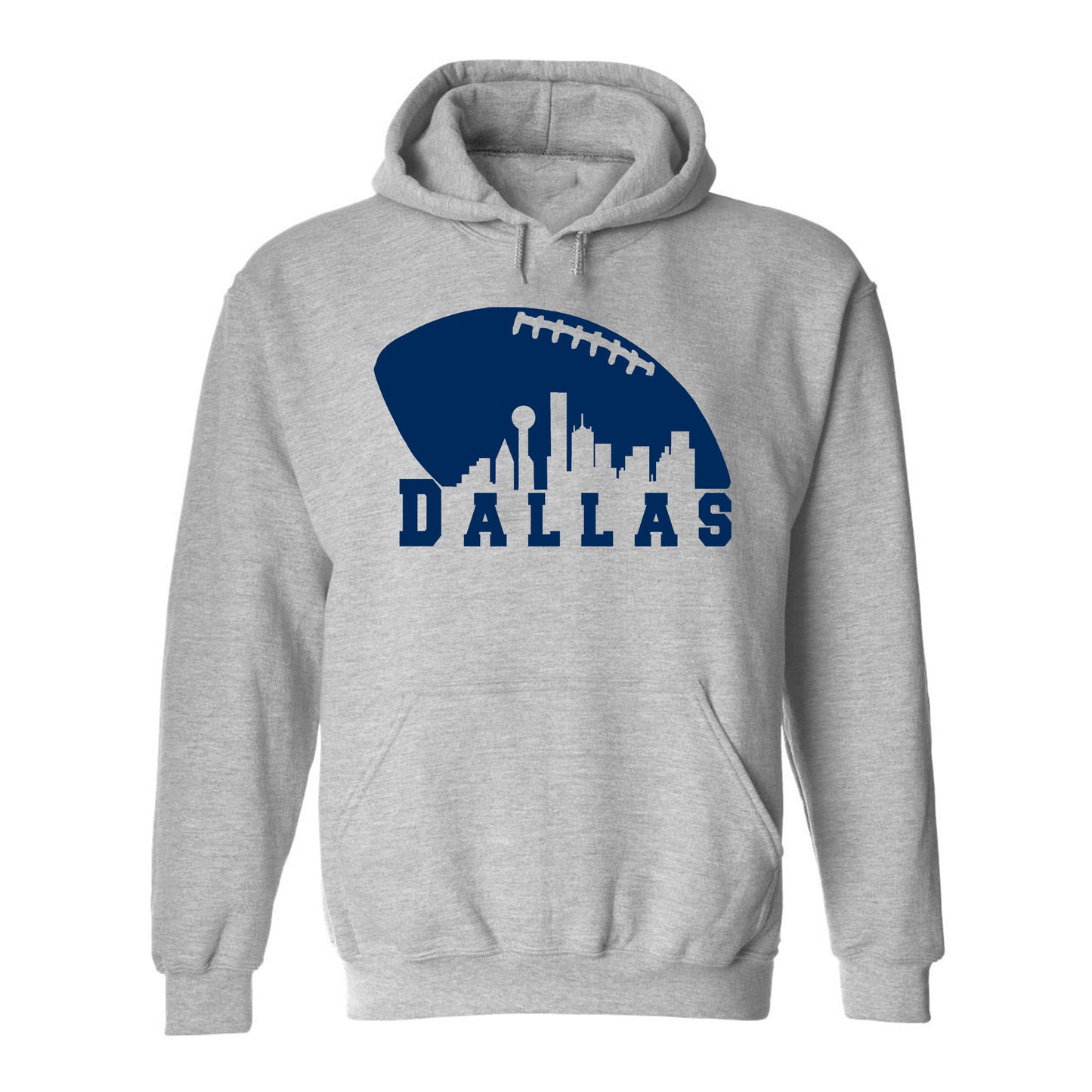 Dallas Football City Skyline Apparel for Football Fans (S-3XL)