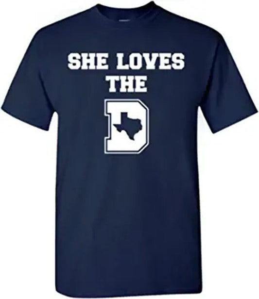 Dallas Cowboys Short Sleeve Navy T Shirt